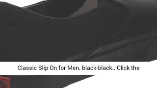 stylish slip on sneakers black canvas slip on plimsolls Vans Trainers Black