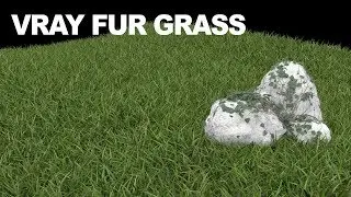 Realistic Grass in Vray | 3DsMax + Vray Fur