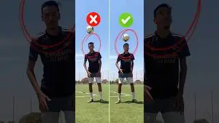 طريقة صحيحة لي تثبيت الكرة فوق العنق ⚽️✅🔥😱