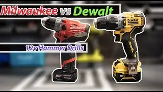 Milwaukee vs Dewalt (12v Hammer Drills)