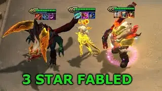 3 FABLES ALL WITH 3 STARS⭐⭐⭐ (Teamfight Tactics TFT Festival of Beasts Set 4.5)