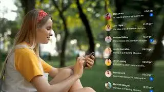 Connect with your friends on message app