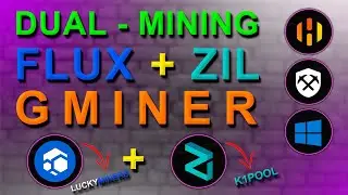 DUAL MINING FLUX+ZIL | НАСТРОЙКА GMINER В HIVEOS RAVEOS И WINDOWS