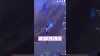 YELAN FLYING! #genshinimpact #genshin #genshinimpactgameplay