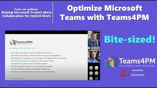 Optimize Microsoft Teams with Teams4PM