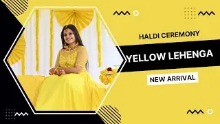 Yellow Lehenga for Haldi Ceremony | Haldi Lehenga