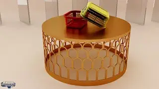 Exclusive Center Table design in 3D Max Modelling Tutorial