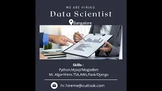 Data Scientist | 4 to 6 years | Bangalore | Apply Now | Hire Me