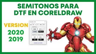🚀🚀 PREPARAR ARCHIVO PARA DTF EN CORELDRAW 2020 - 2019 😱😱 SEMITONOS EN CORELDRAW PARA DTF 😎😎