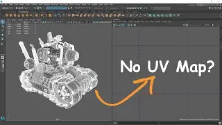 How to fix UV map for imported 3d models?