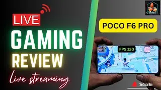 POCO F6 Pro PUBG/BGMI Test with LIVE FPS Meter - Ultimate Gaming Phone?🥵