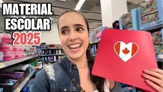 MEU MATERIAL ESCOLAR 2024/2025! High School - Canadá🇨🇦