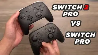 Nintendo Switch 2 PRO Controller VS Switch 1 PRO Controller Comparison