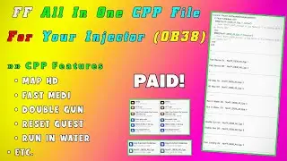 FF OB38 All In One CPP File | Paid CPP For Free | FF Injector