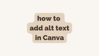 #howto Add Alt Text in Canva | studio movellan