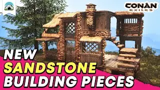 Sandstone Set 1 & 2: New Building Pieces - Bazaar Showcase, Age of Sorcery | Conan Exiles 3.0