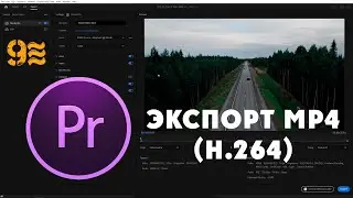 Как экспортировать видео в Premiere Pro | Экспорт MP4 (H.264)
