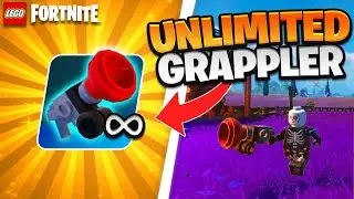 UNLIMITED Grappler Glitch (AFTER PATCH) - Lego Fortnite