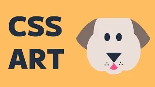 How To Draw a Dog with Pure CSS - CSS ART DRAWING A DOG