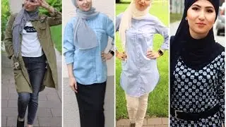 Look Book Hijab / 4 модных наряда / Хиджаблук💞
