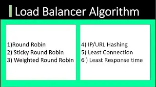 8 )  Load Balancer Algorithm | System design Basic