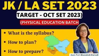 JKSET/LA SET EXAM Oct. 2023 || What is the Syllabus? || How to Prepare?