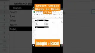 how to export google sheets to excel | google sheets as excel xlsx | Export google sheets as excel
