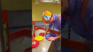 Blippi Aprende Sobre Engrenagens! | Blippi em Português | #shorts #blippi #STEM
