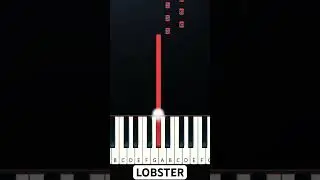 RJ Pasin - Lobster (Easy Piano Tutorial)