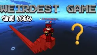The WEIRDEST bedwars game EVER (with fans)