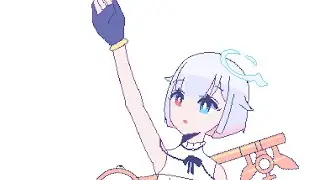 Amemiya Nazuna summon her big key | Vshojo animation