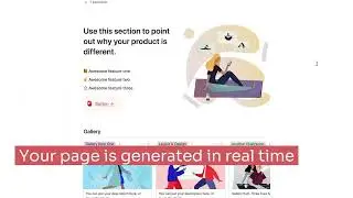 Landing Page Builder for Notion