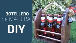 Como hacer un botellero casero de madera | DIY beer caddy