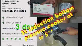 5L pressure cooker with induction bottom!! lowest price!! company- leoron #shopsybyflipkart #shopsy