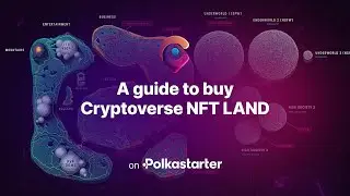 A guide to buy Cryptoverse NFT LAND | Polkastarter Tutorials