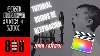 Como eliminar ruido de respiración en Final Cut Pro