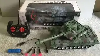Seru Banget ! Mainan Remote Tank Ada Suara Dan Bisa Menembak Peluru