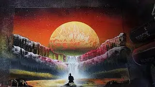 Stunning Sunset - Spraypaint Art Adventure!