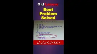 Lenovo Boot Error Fix: Boot from USB  - Old Lenovo Won't Boot: Solved