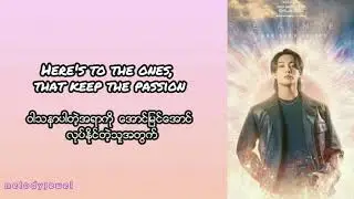Jungkook (BTS) - Dreamers mmsub | Myanmar Subtitle [Music from FIFA Qatar World Cup 2022]