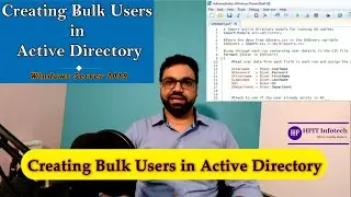 Creating Bulk Users in Active Directory | How to Create Bulk Users in Active Directory