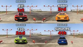 GTA 5 car speed comparison! #gta5