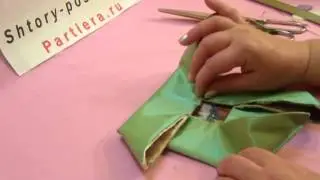 Оригами из ткани цветок  Гладиолус