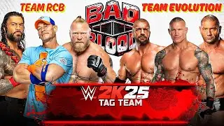 EPIC Showdown! Team RCB vs Team Evolution | WWE 2K25 6-Man Tag Team Match