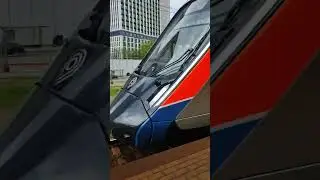 Первый день с пассажирами! Электропоезд ЭГЭ2Тв Иволга 4.0 прибывает на платформу Аминьевская #shorts