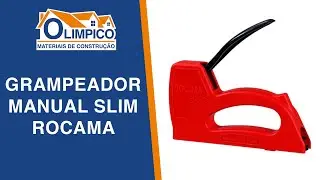 Grampeador Manual Slim Rocama - 🔶 Materiais de Construção Olimpico 🔷