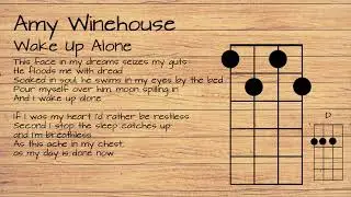 Amy Winehouse - Wake Up Alone UKULELE TUTORIAL W/ LYRICS