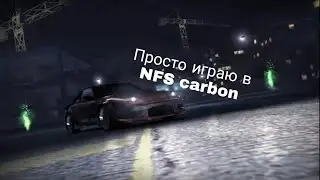 Просто играю в NFS carbon