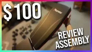 $100 adjustable workout bench (assembly & review PASYOU weight bench)