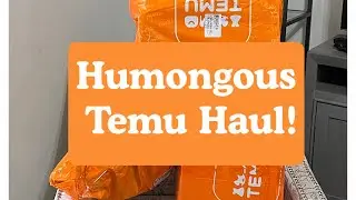 Huge Temu Haul!!!  My biggest Temu Haul Yet!  #NOT SPONSERED